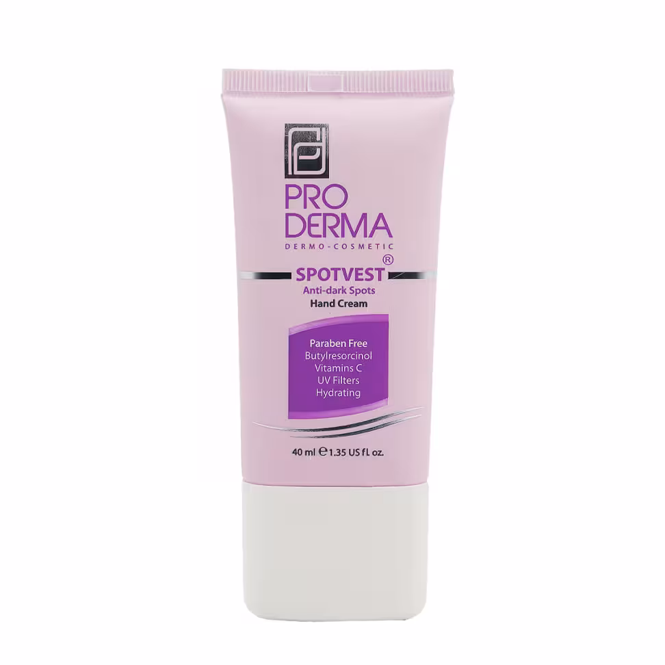 کرم روشن کننده و ضد لک دست پرودرما