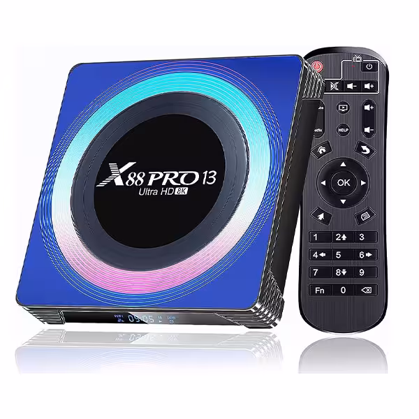 اندروید باکس مدل 64-4 X88 pro 13 blue