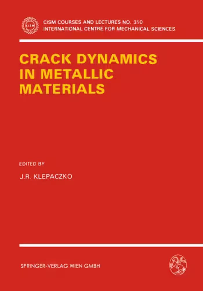خرید و دانلود نسخه کامل کتاب Crack Dynamics in Metallic Materials