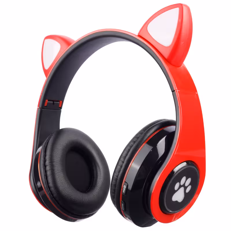 هدفون بلوتوثی رم خور Cat Ear B39M