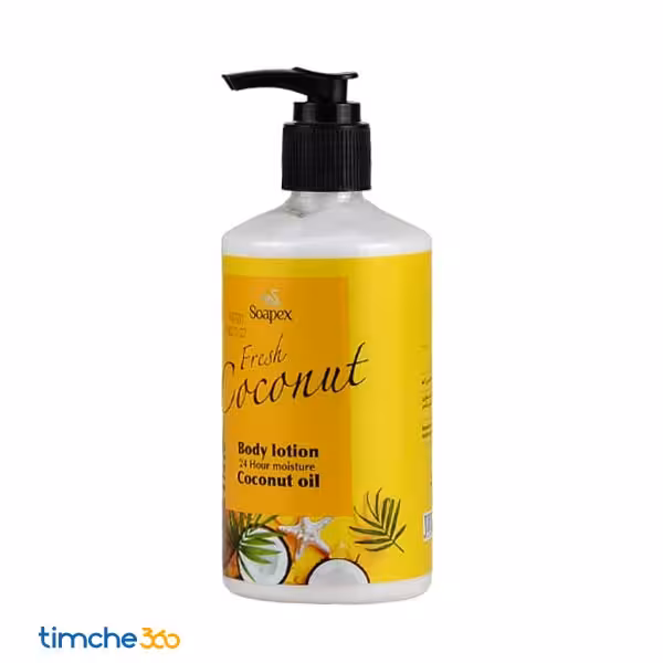 لوسیون بدن سوپکس حاوی روغن نارگیل 350 میلی لیتر
