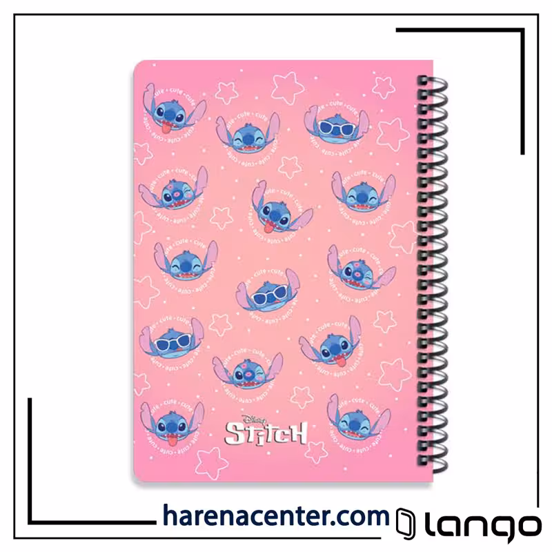 دفتر مدرسه طرح STITCHS برند لانگو