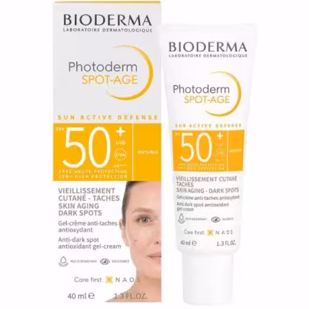 ضد آفتاب فتودرم اسپات بایودرما مدل  SPOT-AGE SPF 50 حجم 30 میلی لیتر