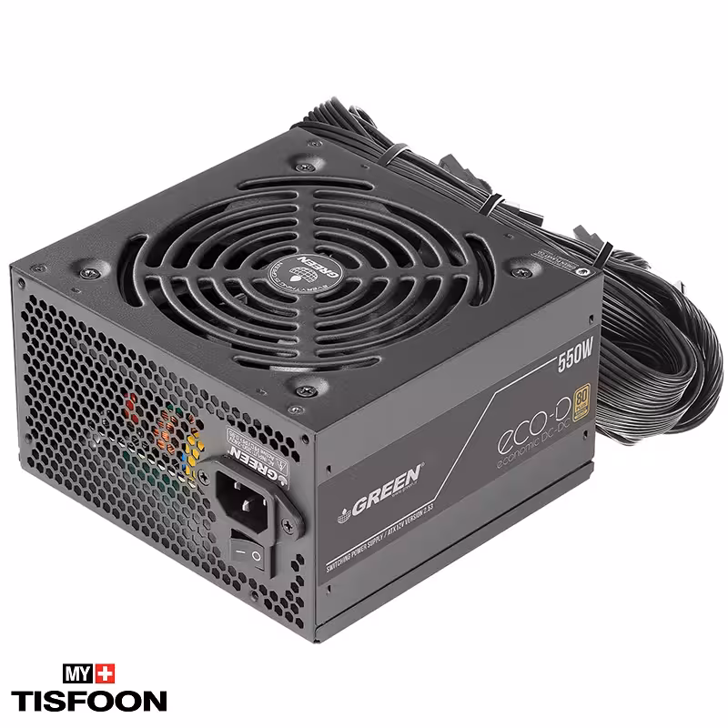 منبع تغذیه کامپیوتر گرین مدل  GP550A-ECO-D