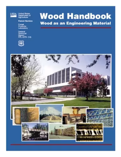 خرید و دانلود نسخه کامل کتاب Wood Handbook: Wood as an Engineering Material