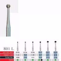 فرز الماسی دسته نقره ای BTM مدل Round L 801L - فروشگاه تخصصی دندانپزشکی سپیرا
