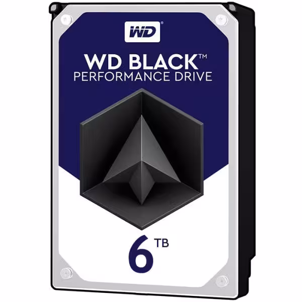 هارد دیسک اینترنال وسترن دیجیتال مشکی Black ظرفیت 6 ترابایت