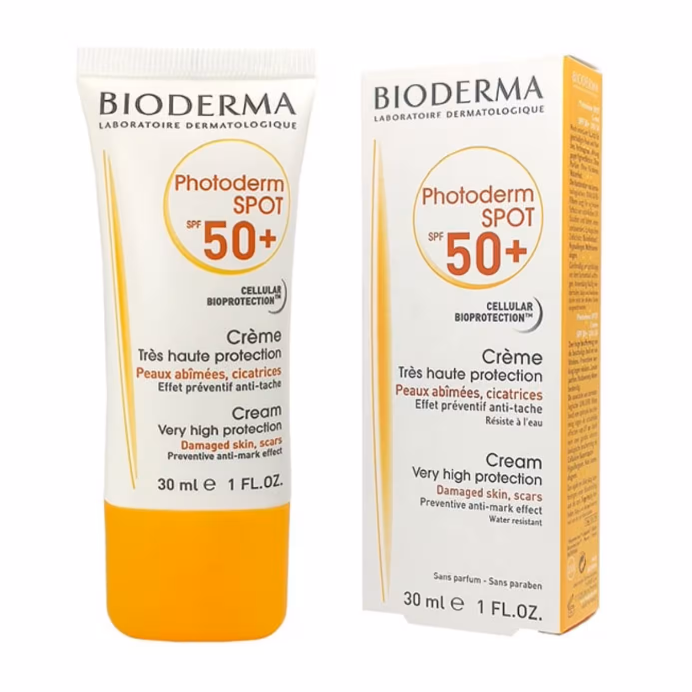 ضد آفتاب بی رنگ بیودرما اسپات 50 غرفه ماهروبیوتی ارسال رایگان