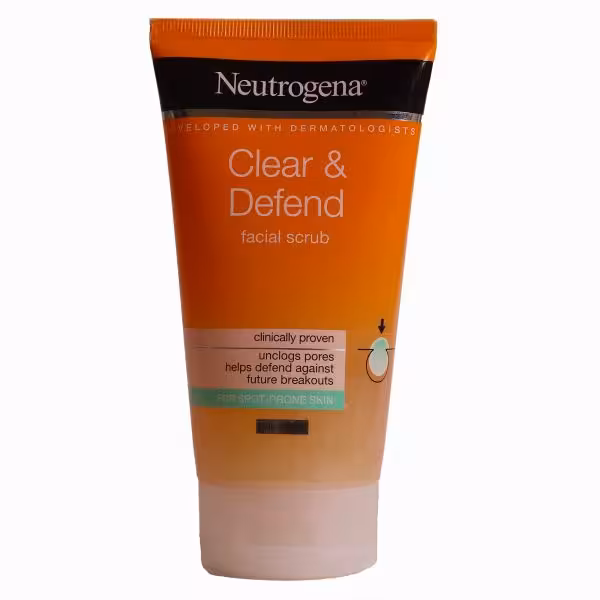 ماسک و شوینده صورت Clear & Defend نوتروژینا