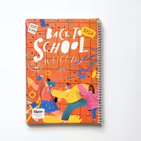 دفتر 80 برگ  الیپون طرح A2 مجلد