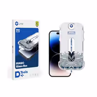 گلس محافظ صفحه شفاف با کیت نصب آسان آیفون 15 پرو مکس لیتو Lito Magic Box D  Tools iPhone 15 Pro Max