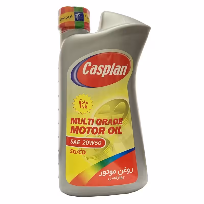 روغن موتور کاسپین مدل MULTI GRADE_SAE_20W50_SG/CD حجم 1 لیتر