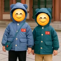 کاپشن پسرانه دخترانه وارداتی مدل استار