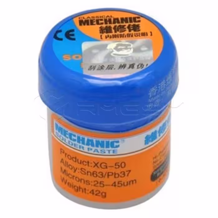 خمیر قلع کاسه ای مکانیک Xg50 با دمای ذوب °183C