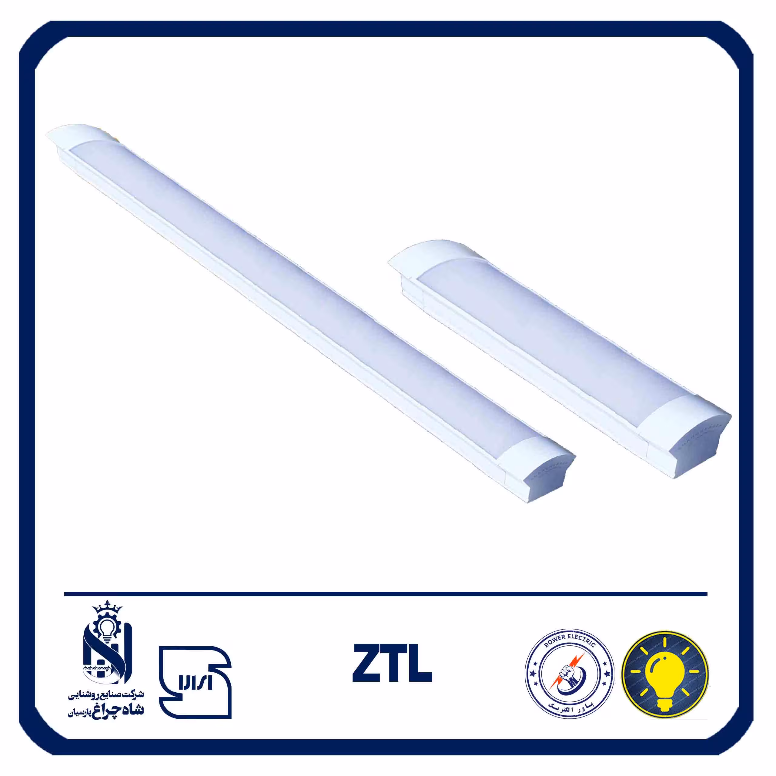 چراغ خطی SMD روکار 45 وات 60 سانتی شاه چراغ پارسیان مدل ZTL