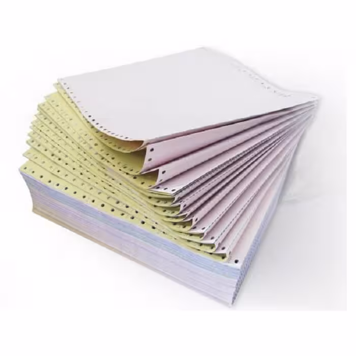 کاغذ پرینتر 132 ستونی سه نسخه کاربن لس