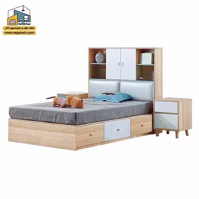 تخت خواب یک نفره کد BSP23 - فروشگاه سه گامه