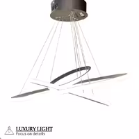 لوستر مدرن اس ام دی SMD خور مدل سه حلقه ریموت دار