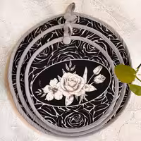 ست 3تایی دمکنی مخمل نیکان- طرح 20