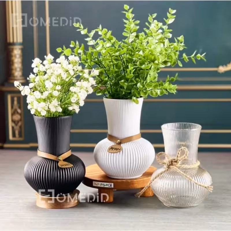 گلدان شیشه ای تارادیس | amazonchi
