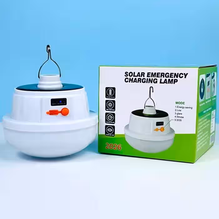 لامپ شارژی و خورشیدی قابل حمل مدل BL-2026