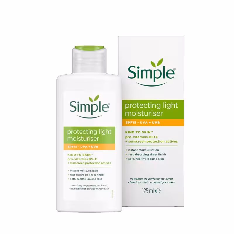کرم مرطوب‌کننده سیمپلِ SPF15 مدل Light حجم 125 میل