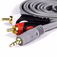 کابل 1 به 2 صدا AV TO AUX طول 1.5 متر برند ORANGE