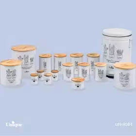 سرویس آشپزخانه 16 پارچه یونیک مدل الیزابت کاکتوس کد 9084