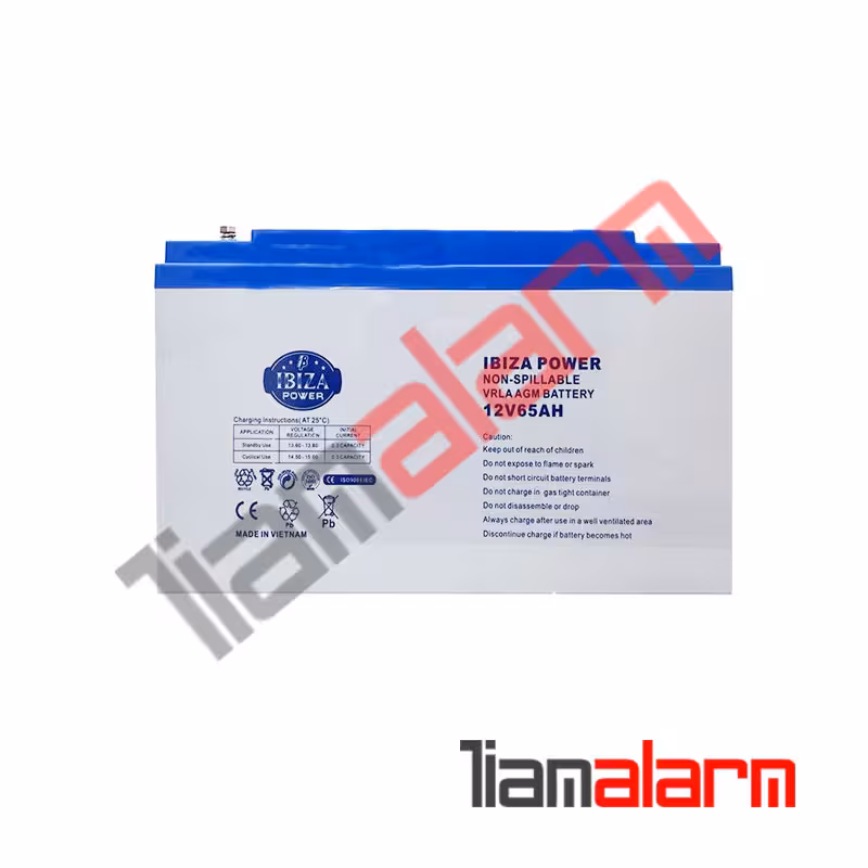 باتری 12 ولت 65 آمپر ایبیزا پاور IBIZA POWER
