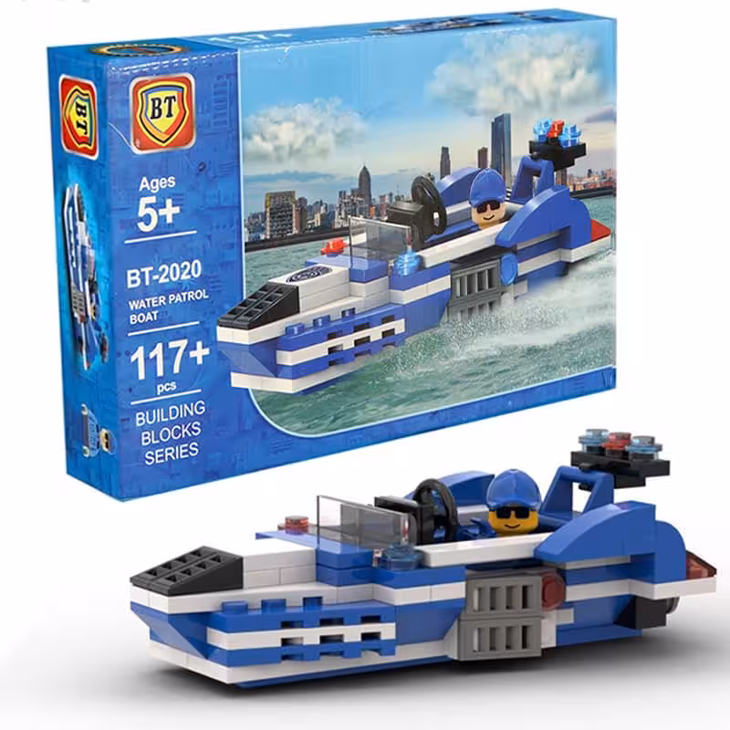 لگو ساختنی طرح قایق پلیس کد BT-2020
