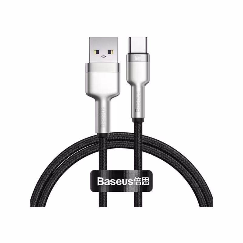 کابل تبدیل USB به USB-C باسئوس مدل CAKF00020 66W طول 2 متر - فروشگاه کارما آیتی