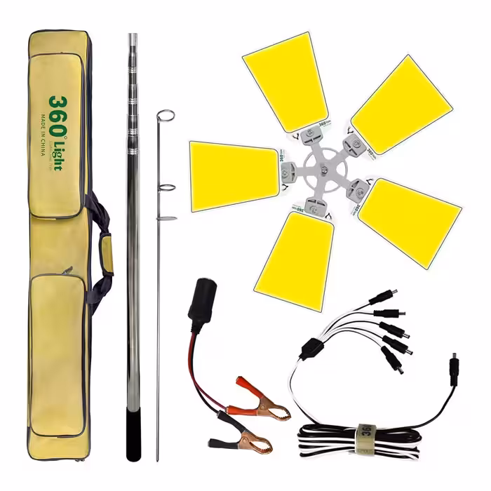 چراغ کمپینگ 5000 وات 5 پر 360 لایت مدل FR-05 COB