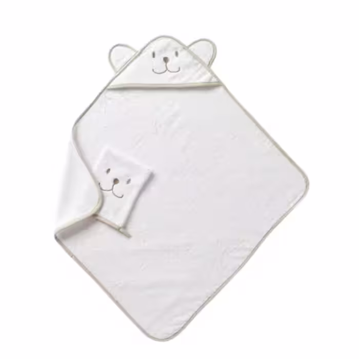 حوله نوزاد به همراه لیف سایز 100×100 سانتی متر  کد 40