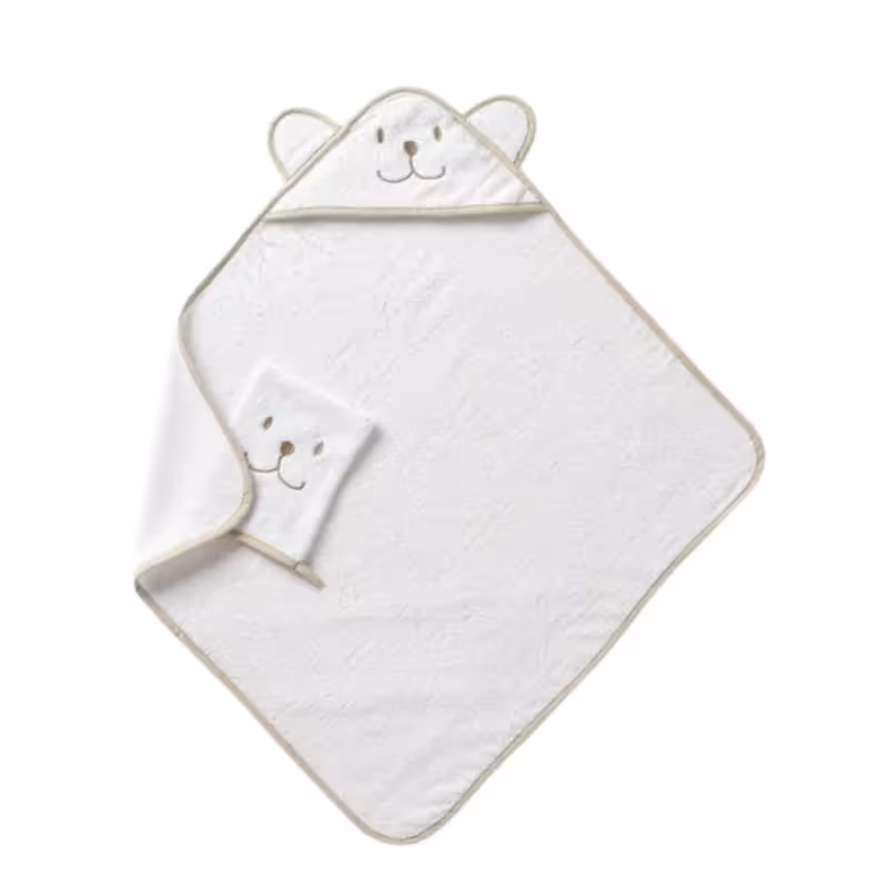 حوله نوزاد به همراه لیف سایز 100×100 سانتی متر  کد 40