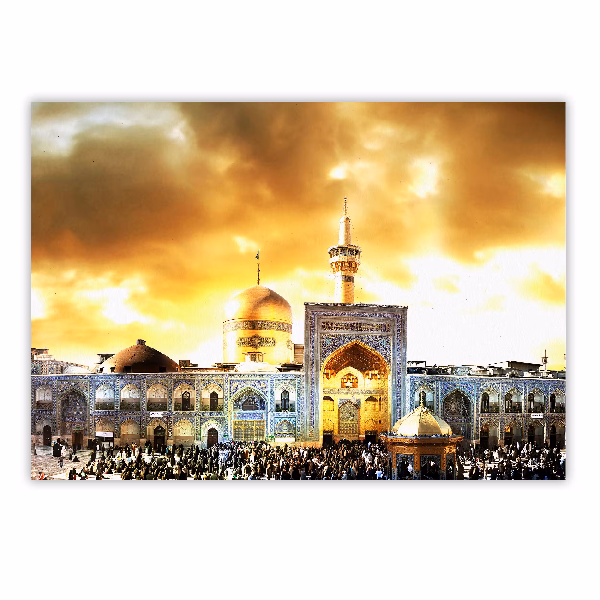 تابلو شاسی مدل حرم امام رضا علیه السلام سایز 20 در 28 کد 67