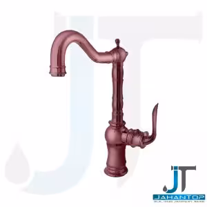 شیر ظرفشویی اهرمی رزگلد آریانا (مدل سزار)