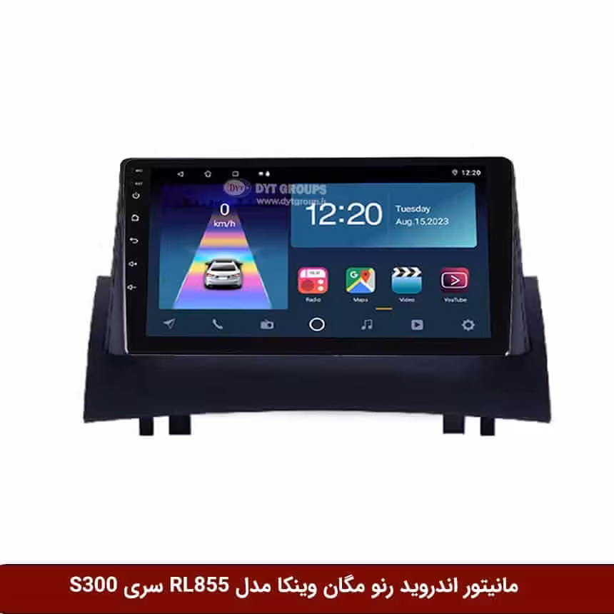 مانیتور اندروید رنو مگان برند وینکا مدل RL855 سری S300