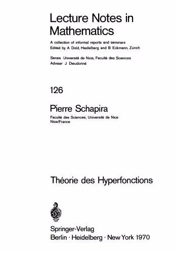 خرید و دانلود نسخه کامل کتاب Theories Des Hyperfonctions