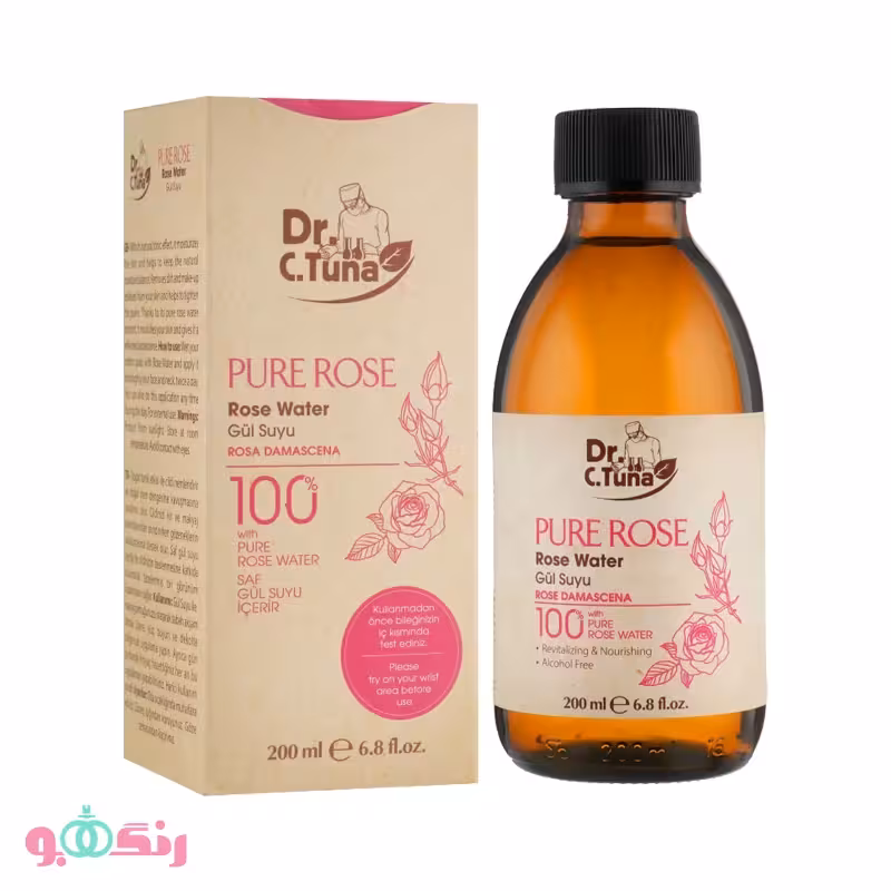 تونر فارماسی Farmasi دکتر تونا Dr.C.Tuna عصاره گل رز حجم 200 میلی لیتر