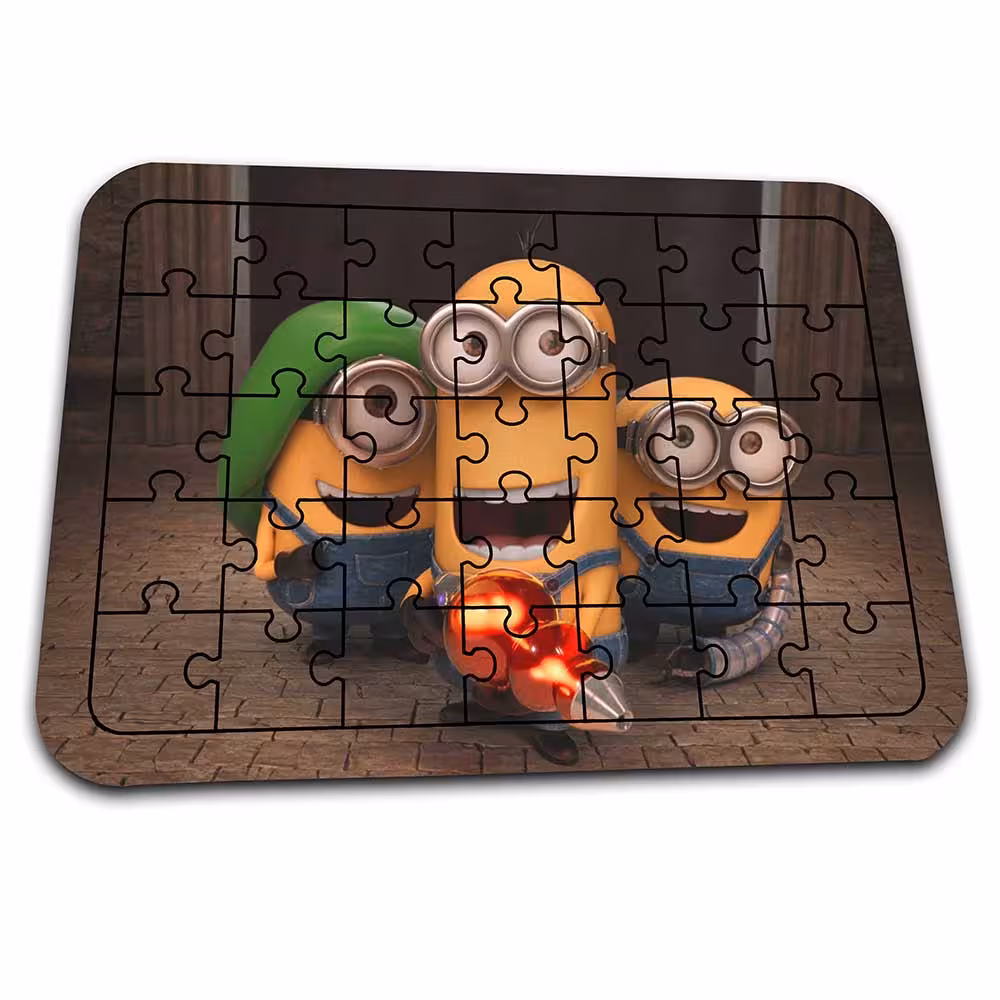 پازل طرح کودکانه فانتزی با عکس مینیون ها کد PZ580