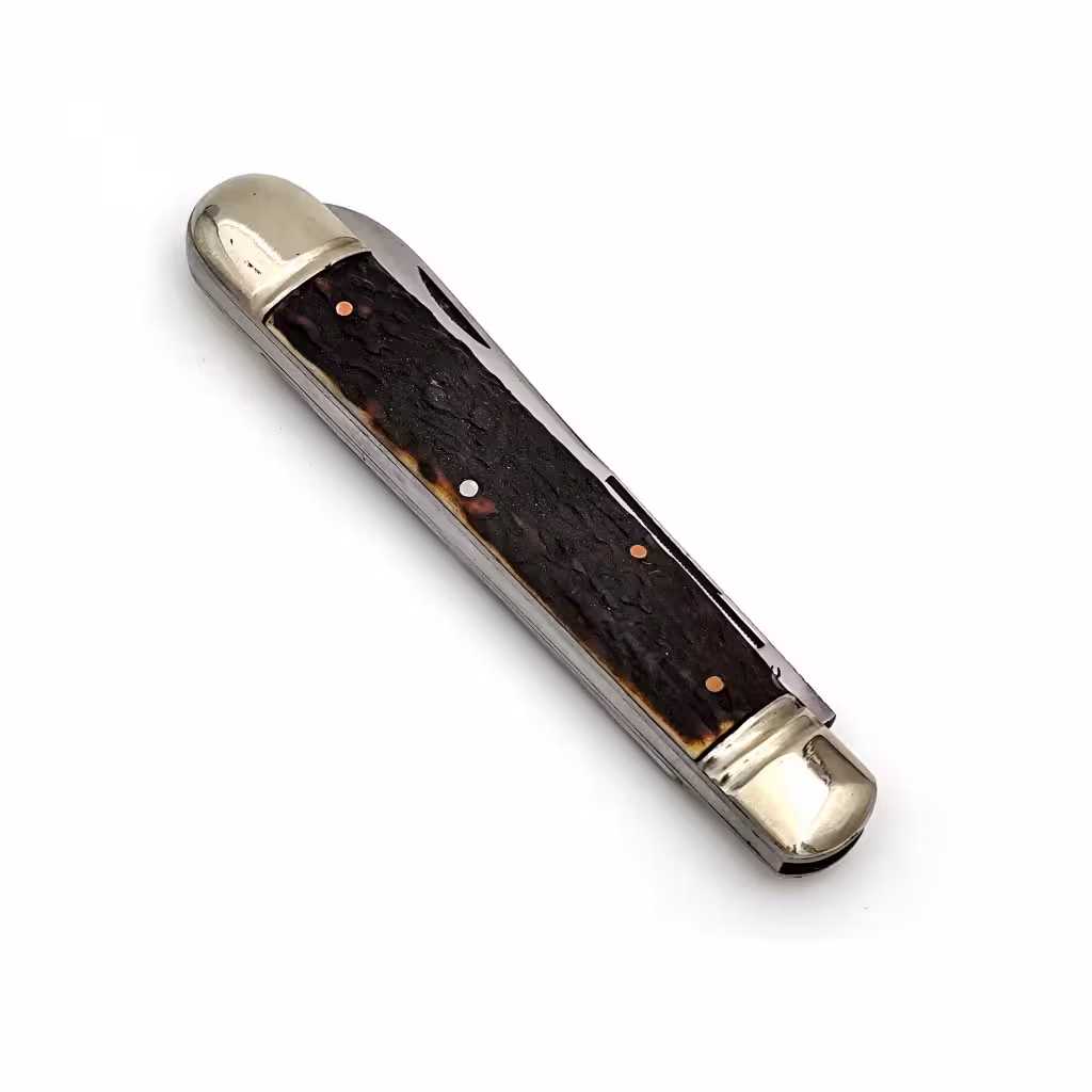 قلمتراش یک تیغه دسته شاخ گوزن 10 سانتی متر / جواد توسلی