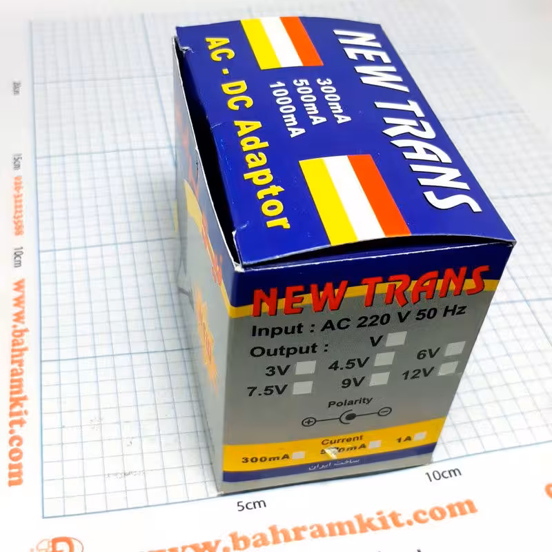آداپتور 3 ولت 300 mAh نیو ترانس