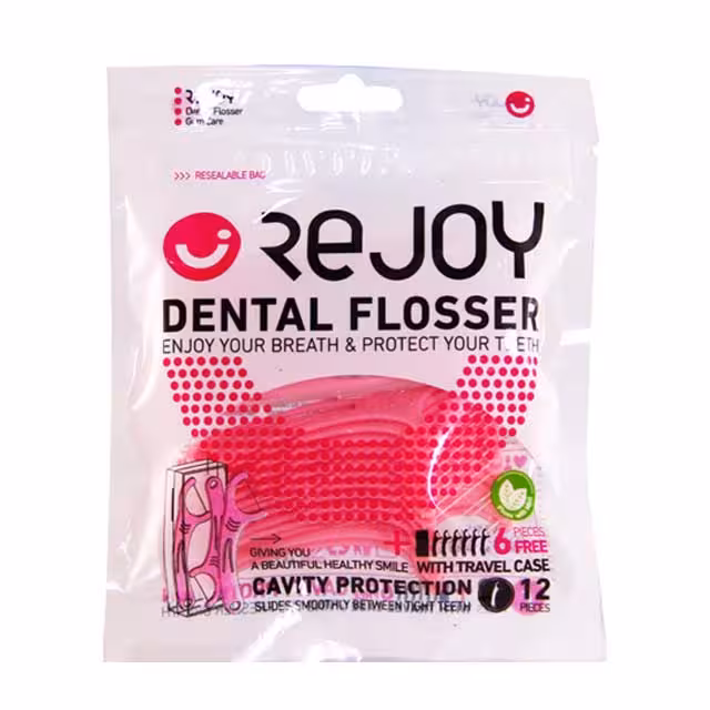 نخ دندان نعنایی کمانی ریجوی بسته 18 عددی