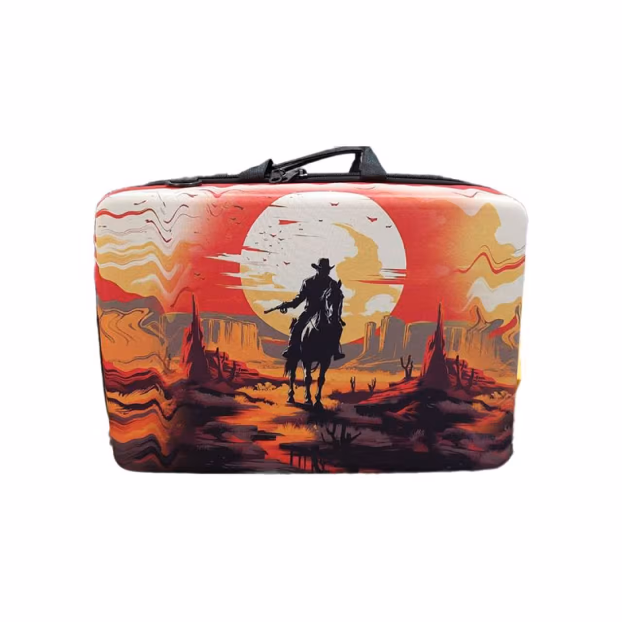 کیف پلی استیشن طرح red dead مناسب برای PS5 FAT