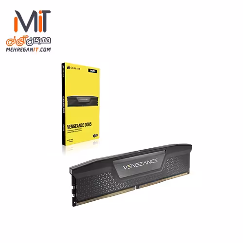 رم دسکتاپ کورسیر تک کاناله VENGEANCE 16GB 5200MHz CL40 DDR5 مشکی