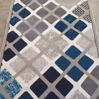 گلیم ماشینی کاشان طرح چکاوک بادامی سایز2،40در2،40سایزسفارشی(هزینه ارسال باخریداروپس کرایه)