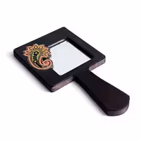 آینه دستی چوبی دستساز کد MH1010