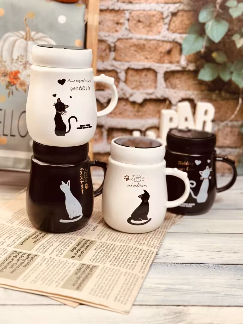 ماگ درب آینه ای گربه کد 7825