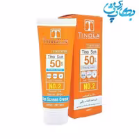 ضدآفتاب رنگی تینولا SPF 50 مناسب پوست خشک با رنگ بژ طبیعی