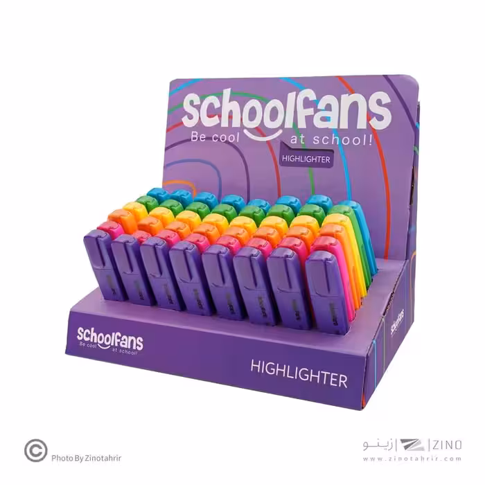 علامت زن رگلامی بدنه کلاسیک نئون (فسفری) اسکول فنز استند63عددی کد92300